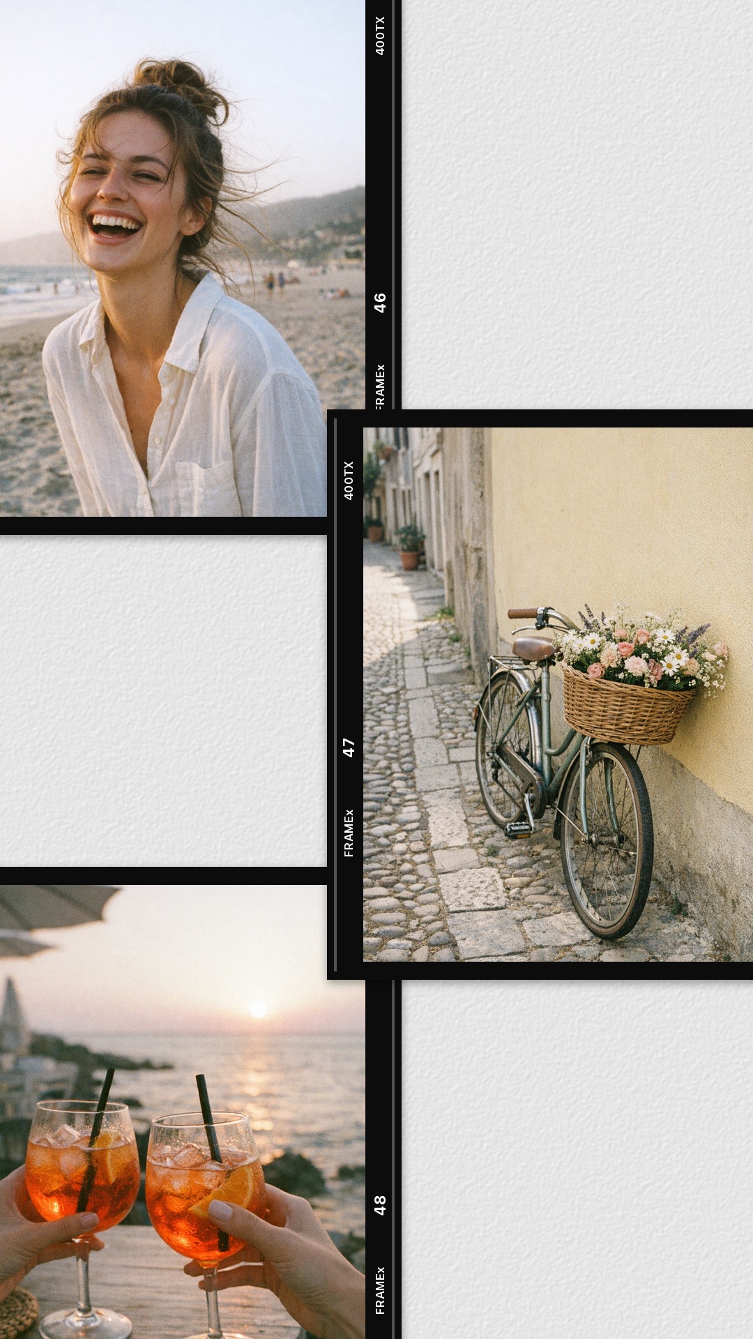 Filmstrip steps