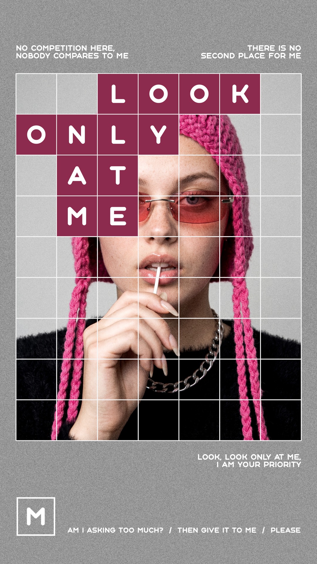 Letters in a grid