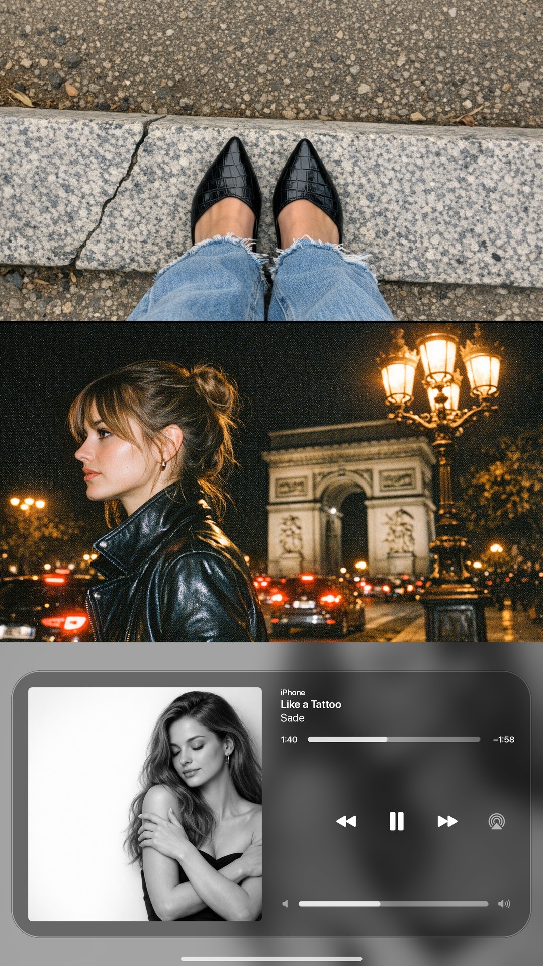 Music in a collage