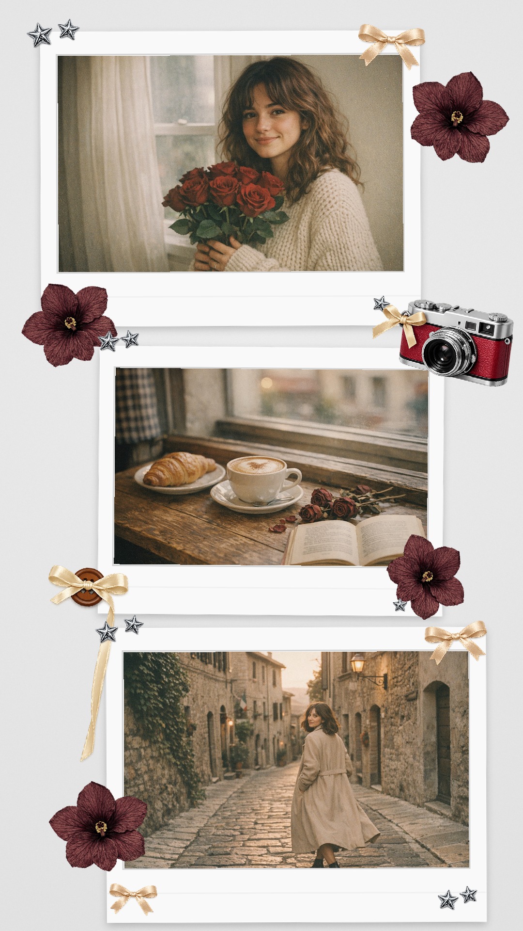 Polaroids with bows