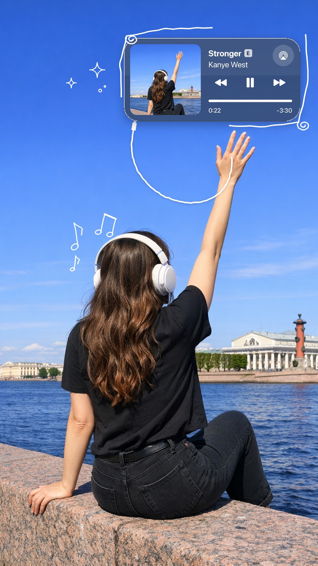 Player in the sky