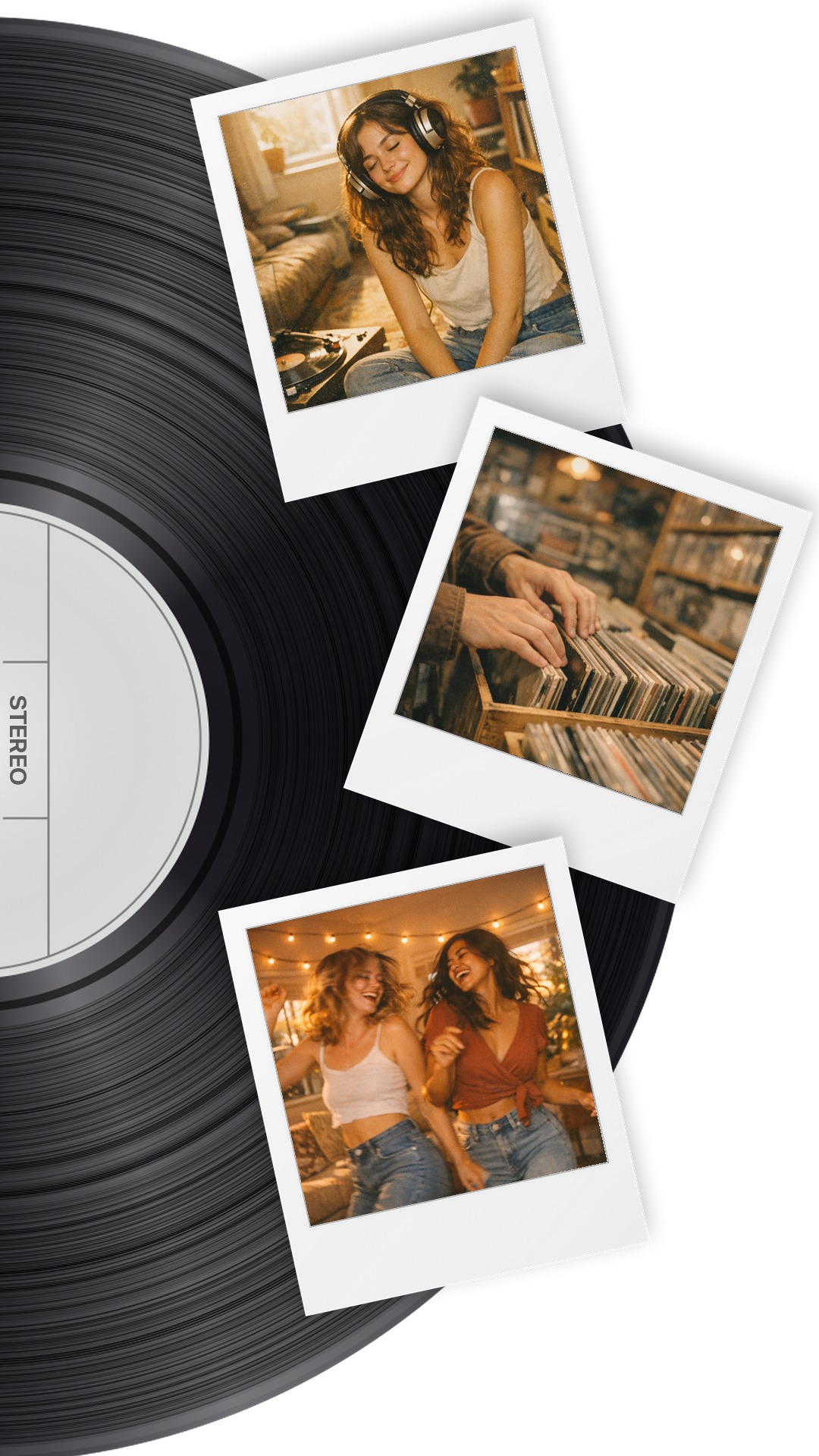 Vinyl and Polaroids
