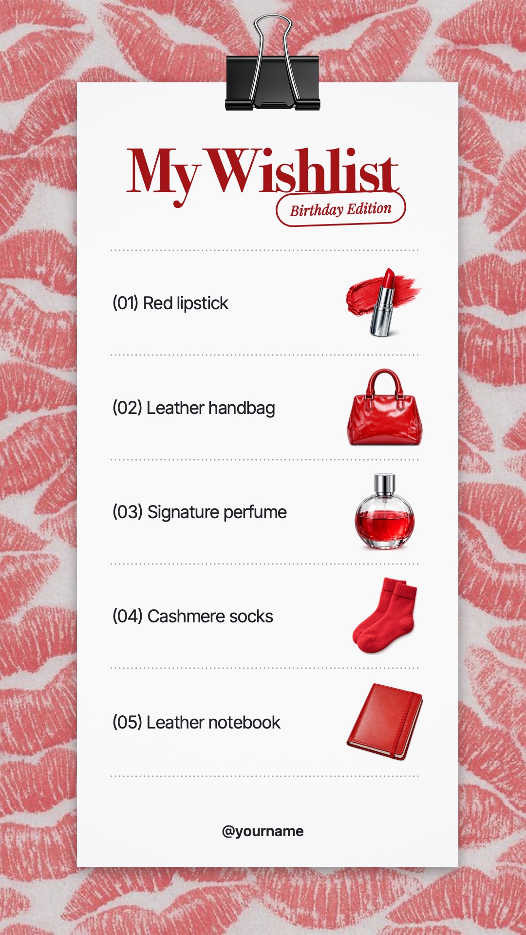 My wishlist